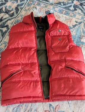 GAP Red Puffer Vest